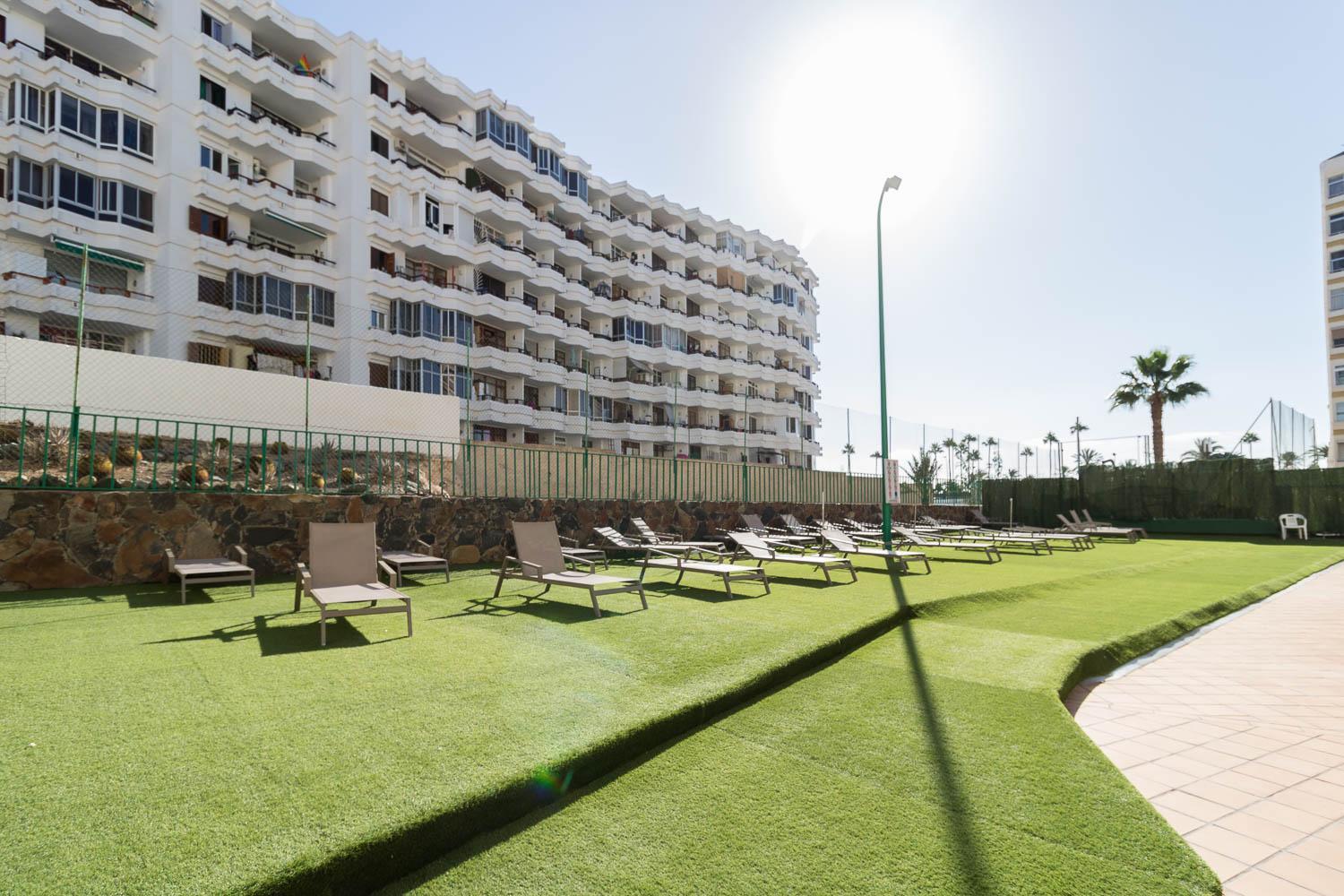 Blue Sky, Apartamento Vista Oceano ปลายา เดล อิงเกลส ภายนอก รูปภาพ